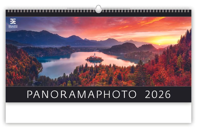 Nástěnný kalendář Panoramaphoto 2026 (univerzální kalendárium)