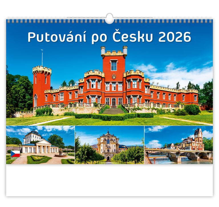 Putování po Česku 2026 - nástěnný kalendář