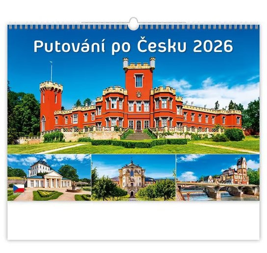 Putování po Česku 2026 - nástěnný kalendář