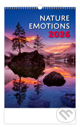 Nature Emotions 2026 - nástěnný kalendář (univerzální kalendárium)