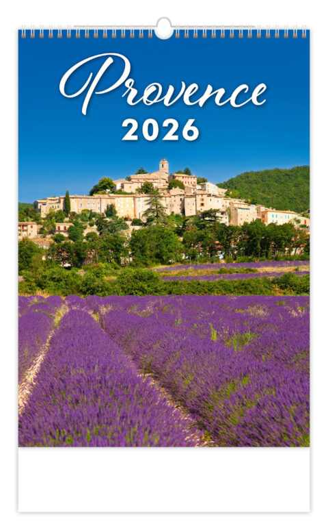 Nástěnný kalendář Provence 2026