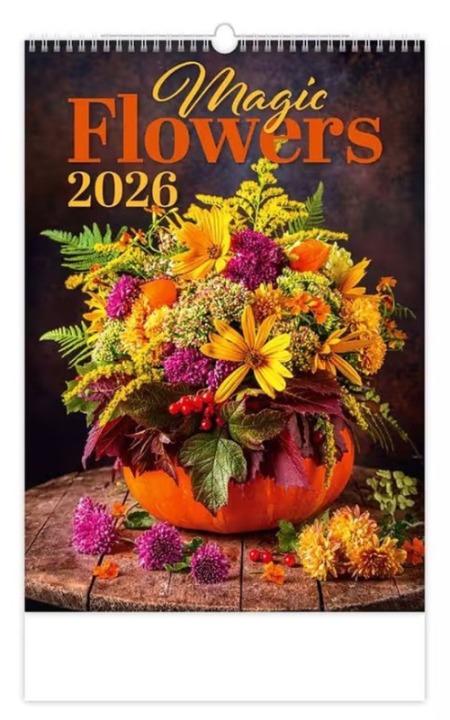 Magic Flowers 2026 - nástěnný kalendář