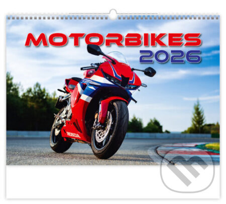 Kalendář nástěnný 2026 - Motorbikes