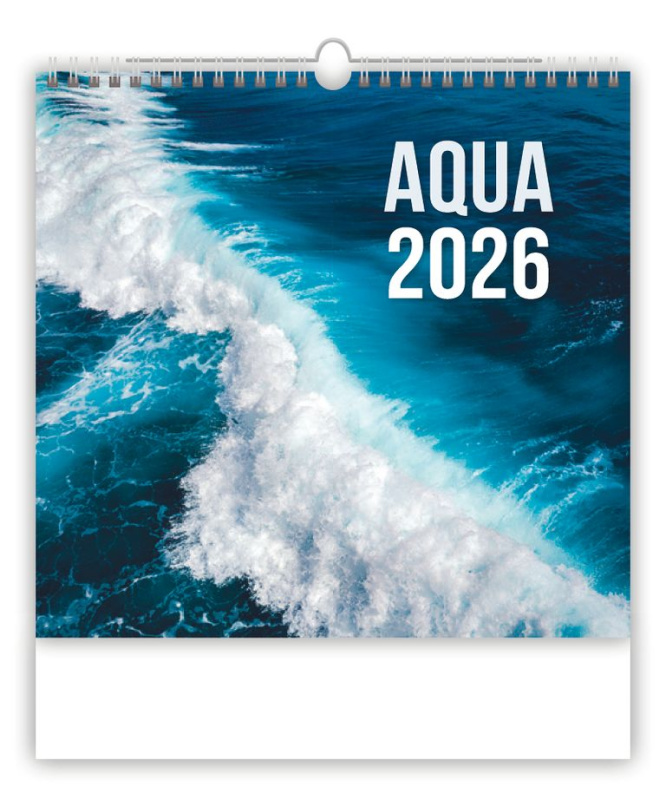 Aqua 2026 - nástěnný kalendář
