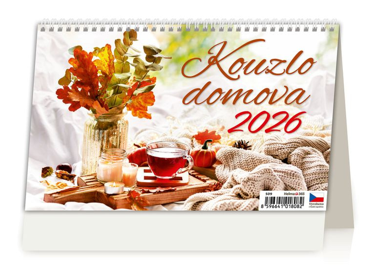 Kouzlo domova 2026 - stolní kalendář