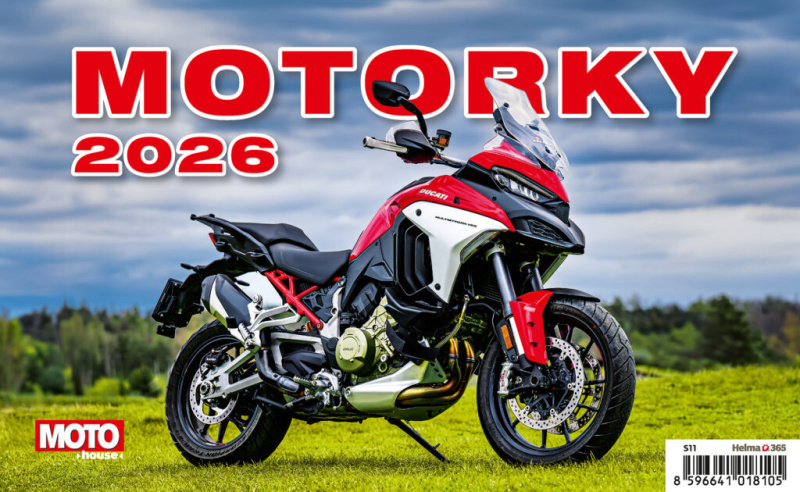 Motorky ČR/SR 2026 - stolní kalendář