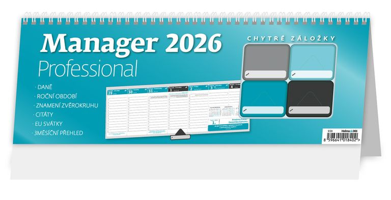 Manager Professional 2026 - stolní kalendář