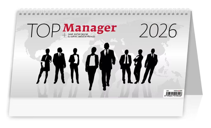 TOP Manager 2026 - stolní pracovní kalendář