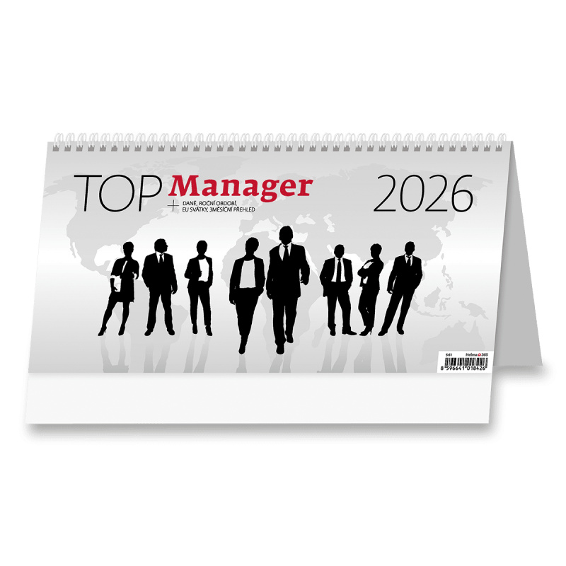 TOP Manager 2026 - stolní pracovní kalendář