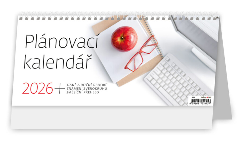 Plánovací kalendář 2026 - stolní kalendář
