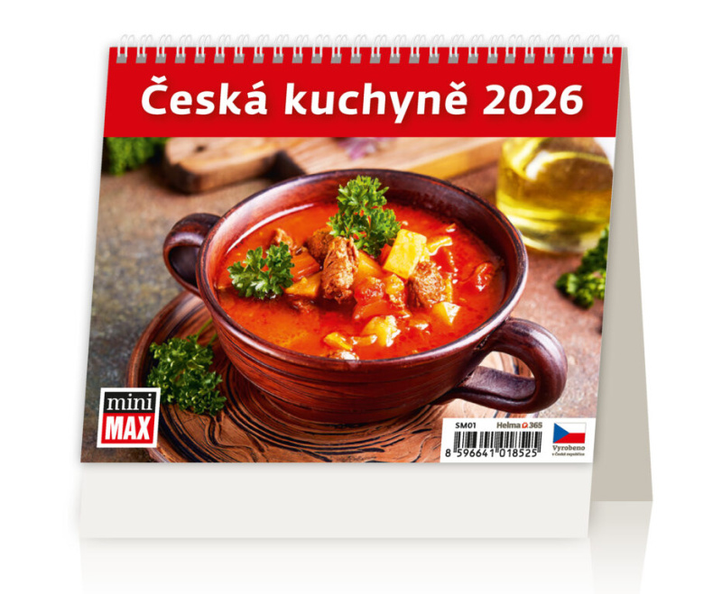 Kalendář stolní 2026 - MiniMax Česká kuchyně
