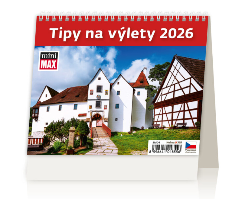 Kalendář stolní 2026 - MiniMax Tipy na výlety