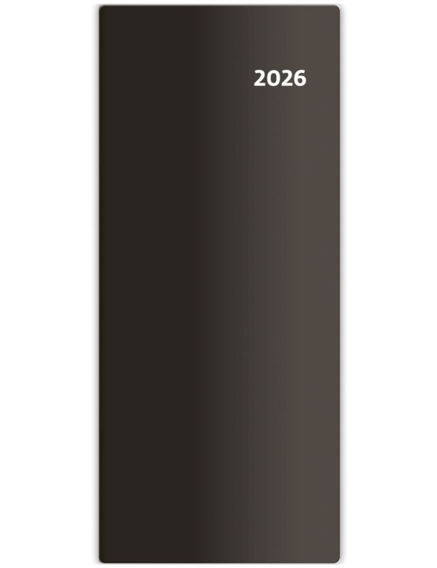 Diář 2026 kapesní - Torino měsíční - černá
