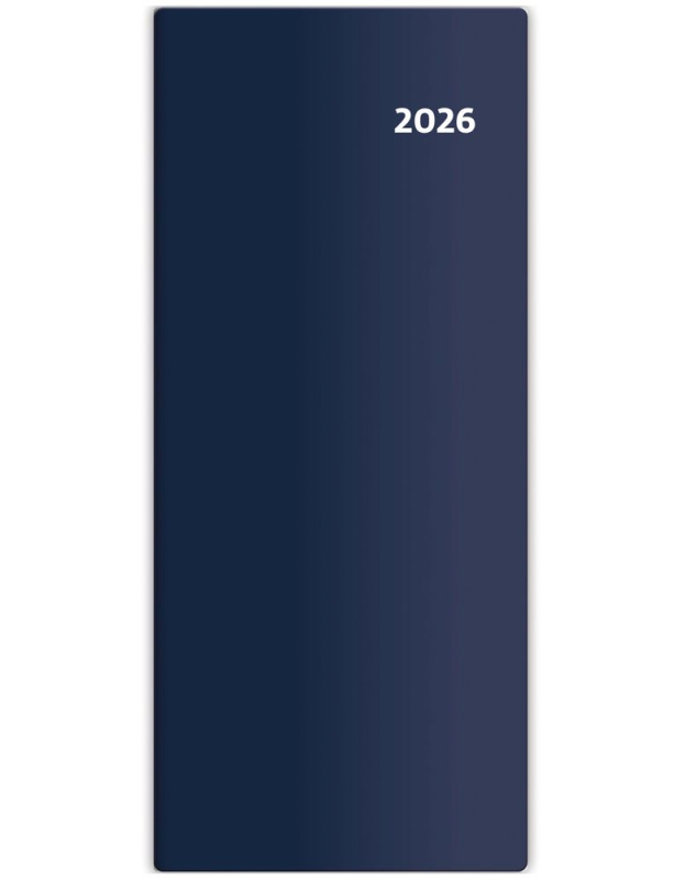 Diář 2026 kapesní - Torino měsíční - modrá