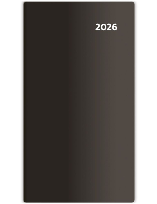 Diář 2026 kapesní - Torino čtrnáctidenní - černá