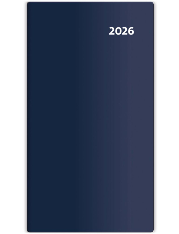 Diář 2026 kapesní - Torino čtrnáctidenní - modrá