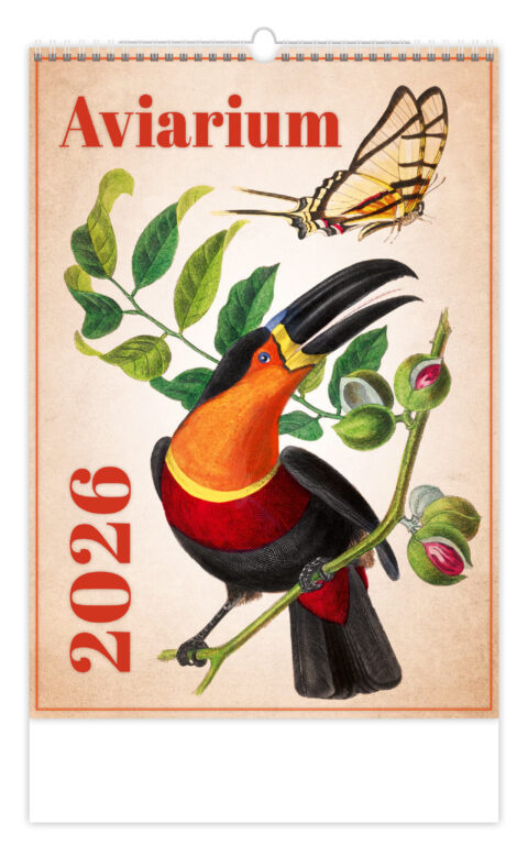 Kalendář nástěnný 2026 - Aviarium NEW
