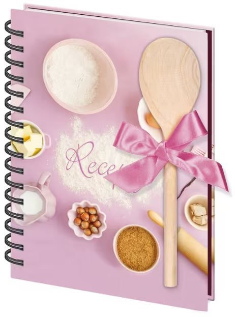 Kniha na recepty s vařečkou A5 spirála Baking
