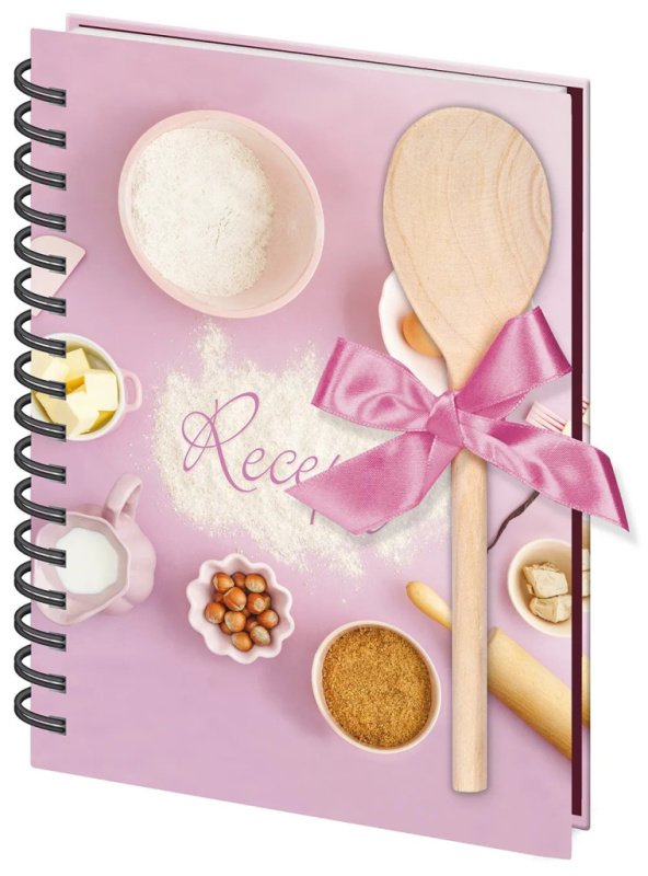 Kniha na recepty s vařečkou A5 spirála Baking