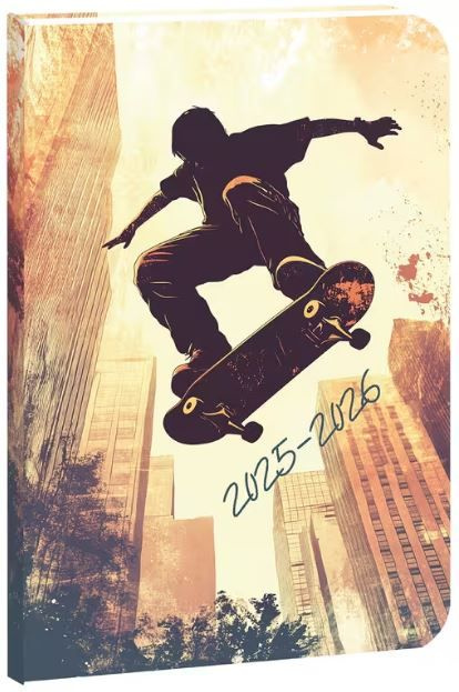 Školní diář STUDENT Skate 2025/26 - české kalendárium Helma 365