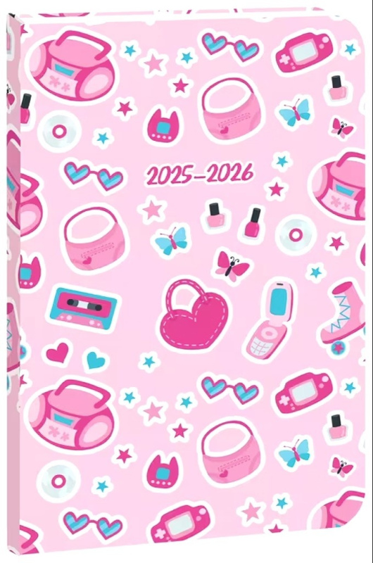 Školní diář STUDENT Pinky 2025/26 - české kalendárium Helma 365