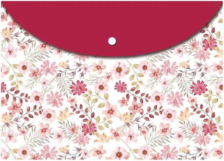 Desky s drukem na dokumenty A4 PVC - Flower