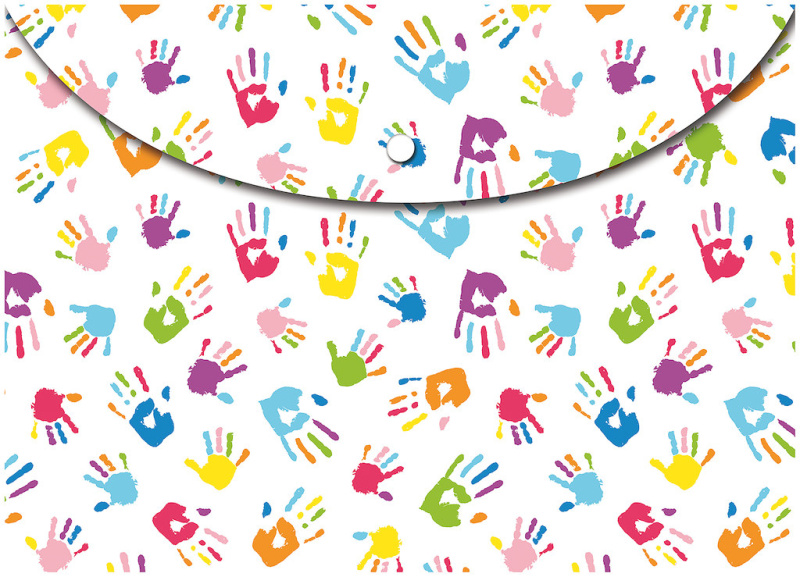 Desky s drukem na dokumenty A4 PVC - Hands