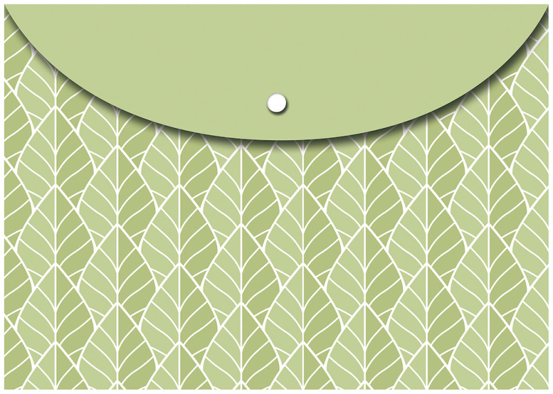 Desky s drukem na dokumenty A5 PVC - Leaves