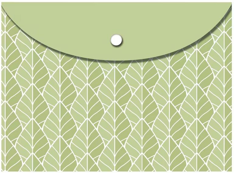 Desky s drukem na dokumenty A6 PVC - Leaves