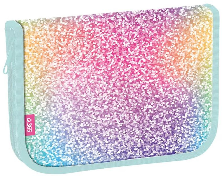 Školní penál jednopatrový Sparkle Helma 365