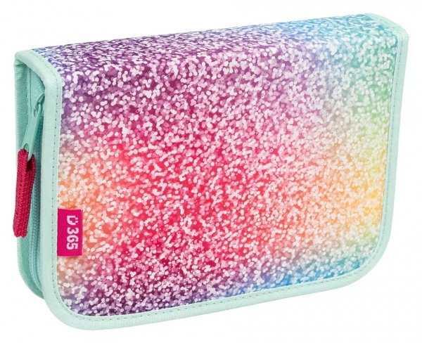 Školní penál jednopatrový Sparkle Helma 365