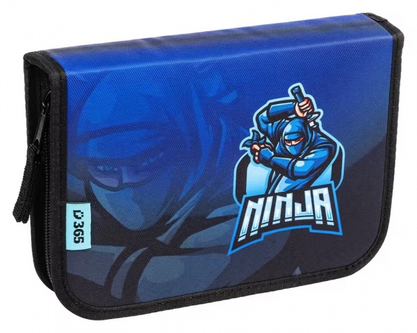 Školní penál jednopatrový Ninja Helma 365