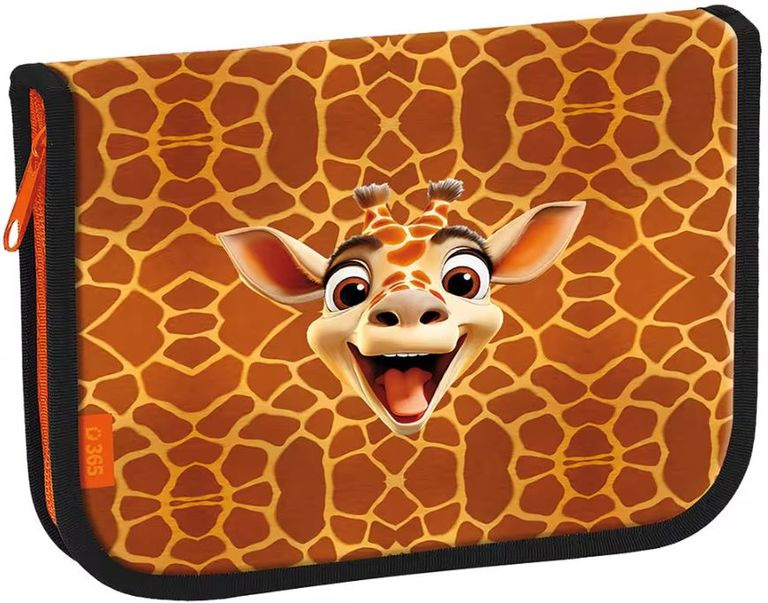 Školní penál jednopatrový Giraffe Helma 365