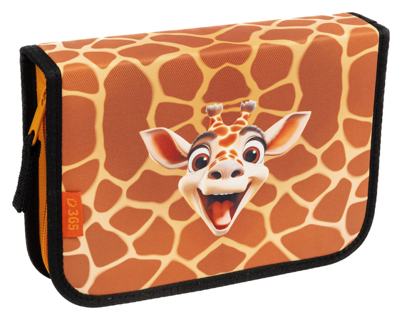 Školní penál jednopatrový Giraffe Helma 365