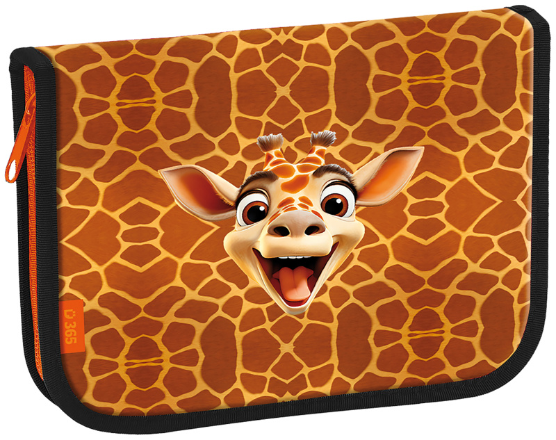Školní penál jednopatrový Giraffe Helma 365