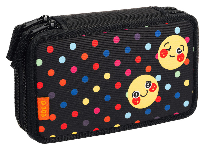 Školní penál dvoupatrový Smiley Helma 365