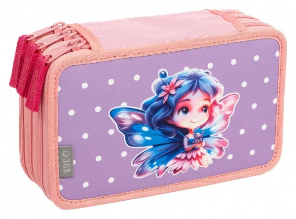 Školní penál třípatrový Fairy Helma 365