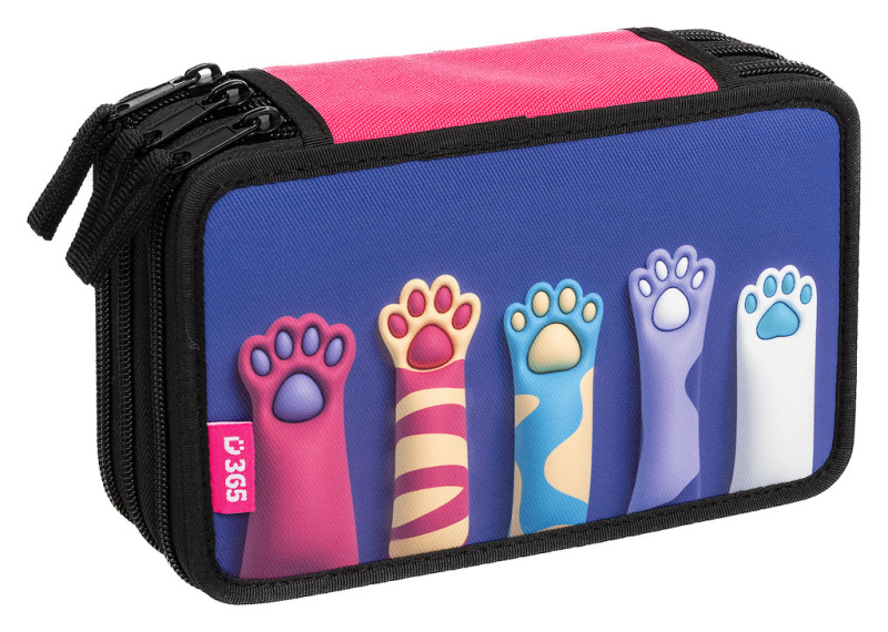 Školní penál třípatrový Paws Helma 365