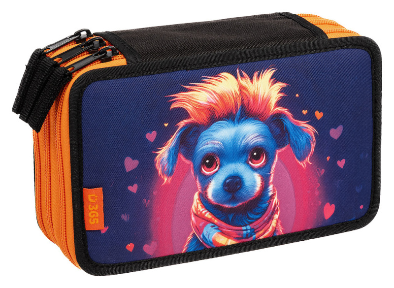 Školní penál třípatrový Cooldog Helma 365