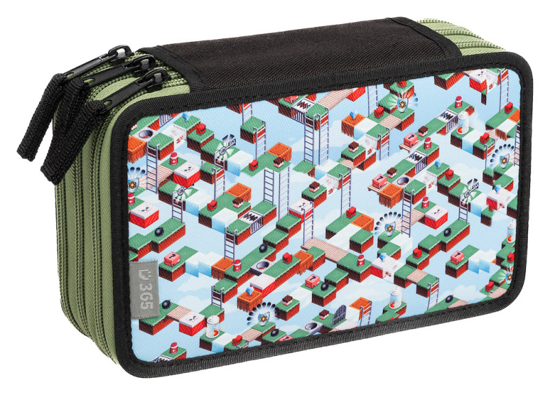 Školní penál třípatrový Games Helma 365