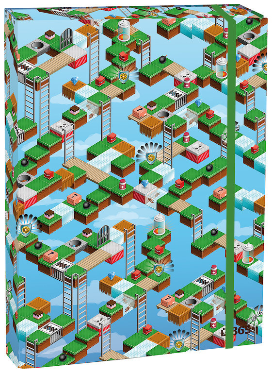 Box na sešity s klopou A4 Games