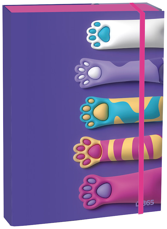 Box na sešity s klopou A5 Paws