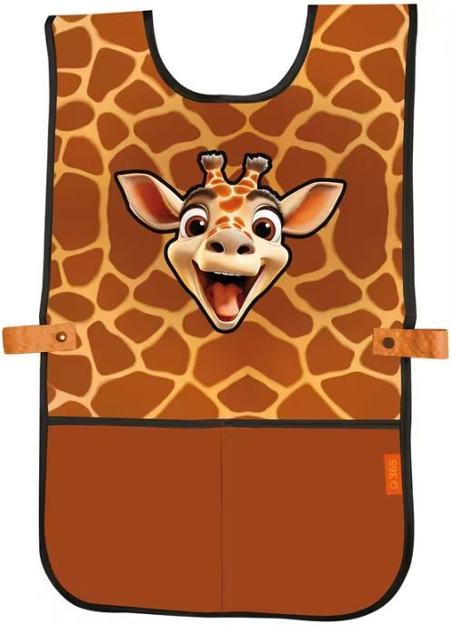 Zástěrka na výtvarnou výchovu pončo Giraffe Helma 365