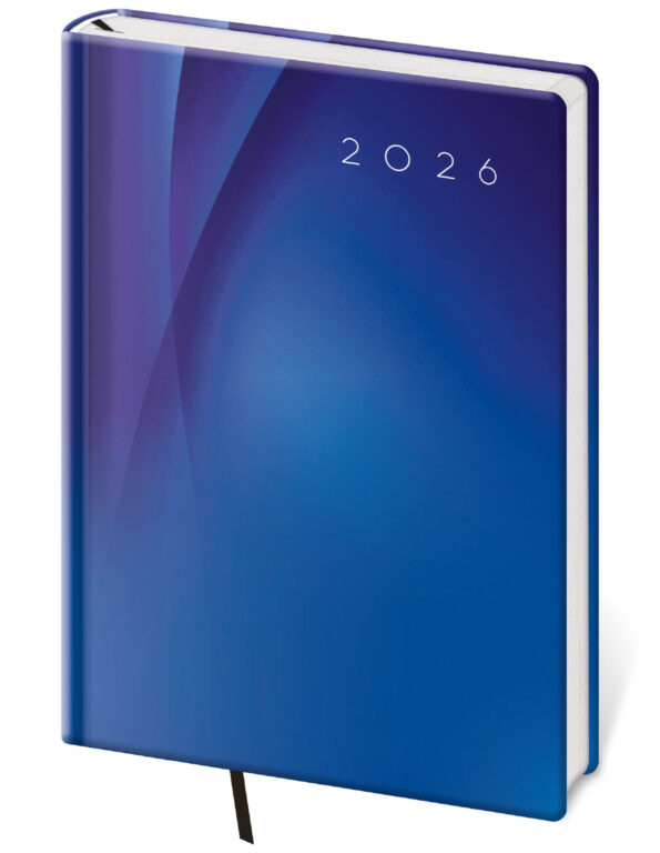 Denní diář 2026 A5 Vario Blue design