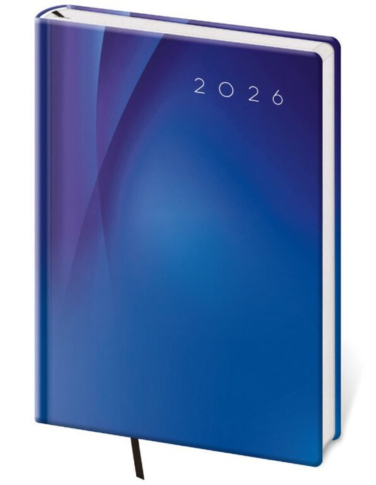 Denní diář 2026 A5 Vario Blue design