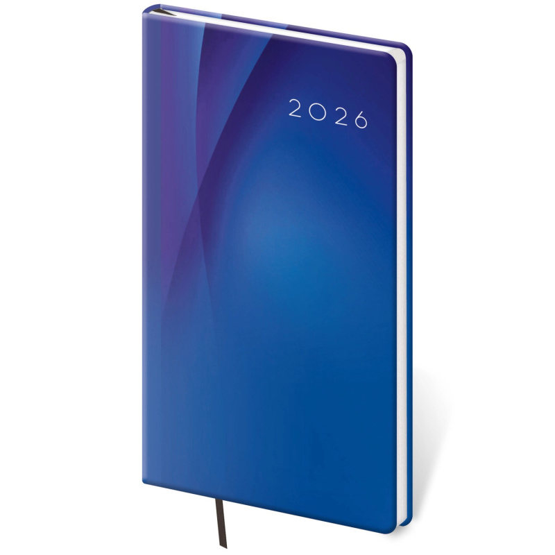 Kapesní diář 2026 Vario Blue design