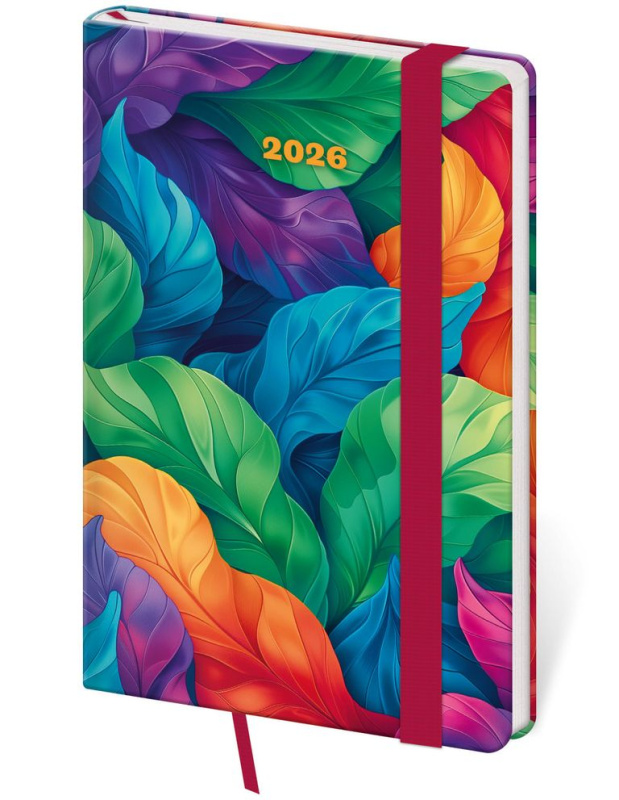 Kapesní diář 2026 Vario Tropical s gumičkou