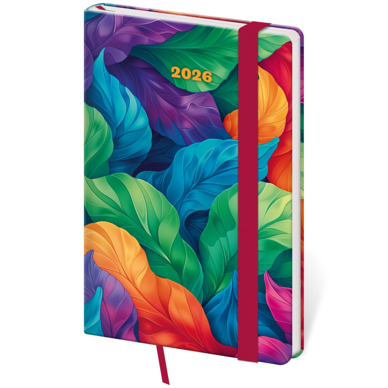 Kapesní diář 2026 Vario Tropical s gumičkou