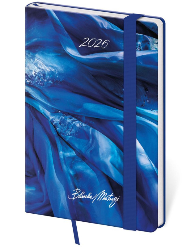 Kapesní diář 2026 Vario Matragi Blue s gumičkou - kniha z kategorie Zápisníky, kalendáře