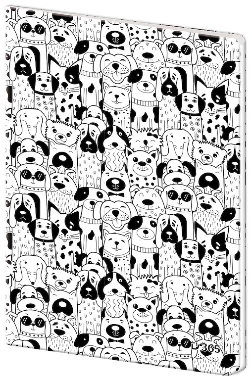 Sešit 544 plastové desky – Dogs Helma 365